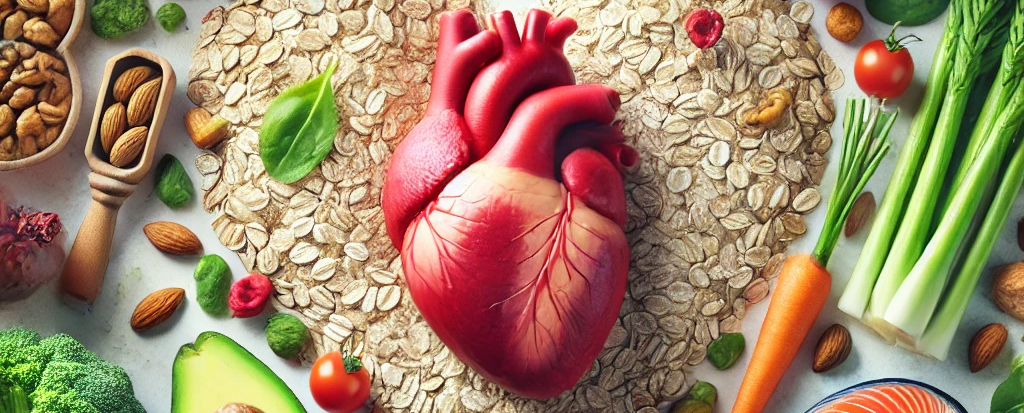 healthy heart with good food and diet