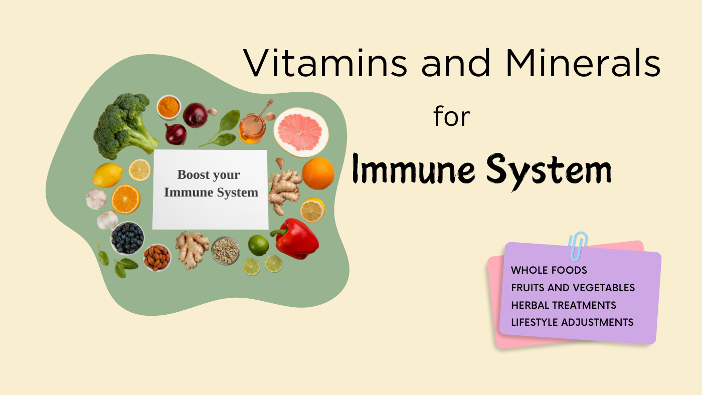 vitamins and minerals for immune system